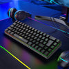 Gaming keyboard mini RGB backlit ergonomic for PC, laptop