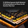RGB gaming keyboard and mouse kit, wired/wireless, backlit