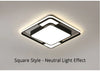 LED chandelier - modern metal lighting for home