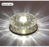LED ceiling light - metal, modern for living room/corridor