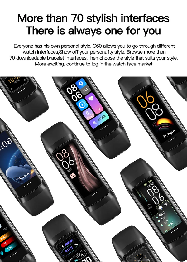 LIGE smart watch 2023: waterproof, heart rate tracker