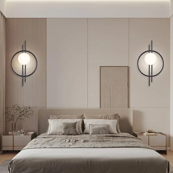 LED wall light: ambient decor for bedroom or living room