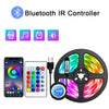 RGB led strip lights with app control for room decor