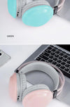 Gaming headphones wireless Bluetooth, RGB LED, noise-canceling mic