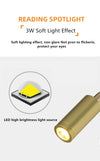 LED gooseneck wall light - adjustable reading lamp