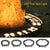 LED garden lights: IP65 waterproof, night projection