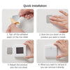 LED wall light: Rechargeable, wireless reading spotlight