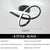 LED porch ceiling light - surface mounted, versatile