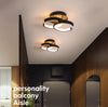 LED ceiling light - Nordic aluminium for versatile use