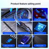 Gaming mouse wired - RGB, silent, 6-button, 3200 DPI
