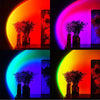 Sunset projector lamp - USB LED for bedroom decor