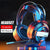 Gaming headset RGB with HD mic for Xbox, PS5, PC
