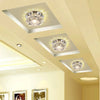 LED ceiling light - metal, modern for living room/corridor