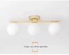 LED ceiling light: modern, glass finish