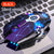 Gaming mouse wired - ergonomic, RGB LED backlit, 3200dpi