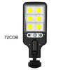 Lumière murale LED solaire - étanche, détecteur de mouvement, 3 modes
