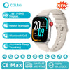 Colmi C8 Max smartwatch: HD display, voice calling
