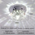 LED ceiling light - metal, modern for living room/corridor