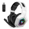 Casque de jeu sans fil RGB lumière pour PS4 PC portable