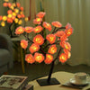 Rose tree LED night light - USB powered, perfect for decor
