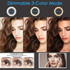 LED selfie ring light with 26cm tripod stand