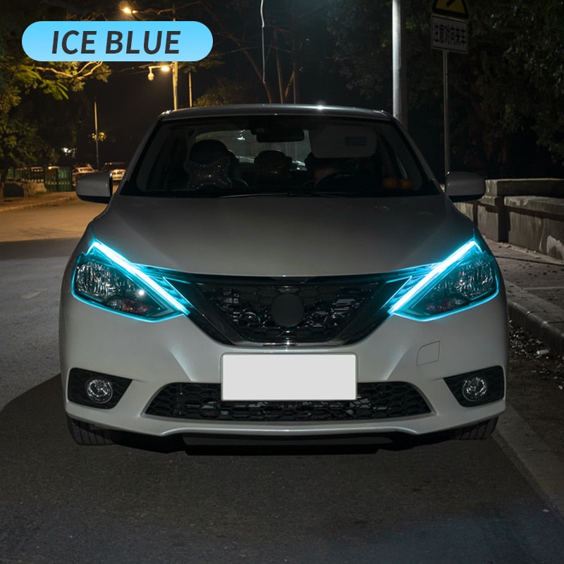 Led DRL Car Flexible Waterproof Auto Turn Signal