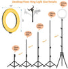 LED selfie ring light with 26cm tripod stand