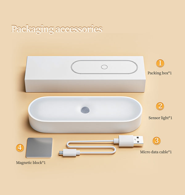 LED night light with PIR motion sensor for home use