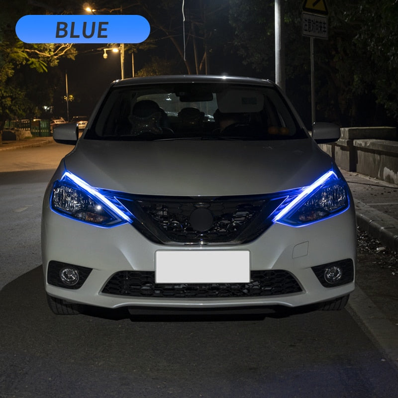 Led DRL Car Flexible Waterproof Auto Turn Signal