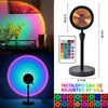 LED lampe projecteur de coucher de soleil - ambiance arc-en-ciel