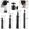 LED selfie ring light with 26cm tripod stand