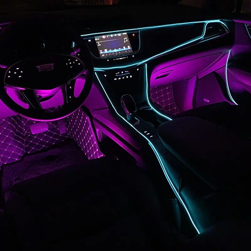 Lampe d'ambiance d'intérieur de voiture 5m avec USB