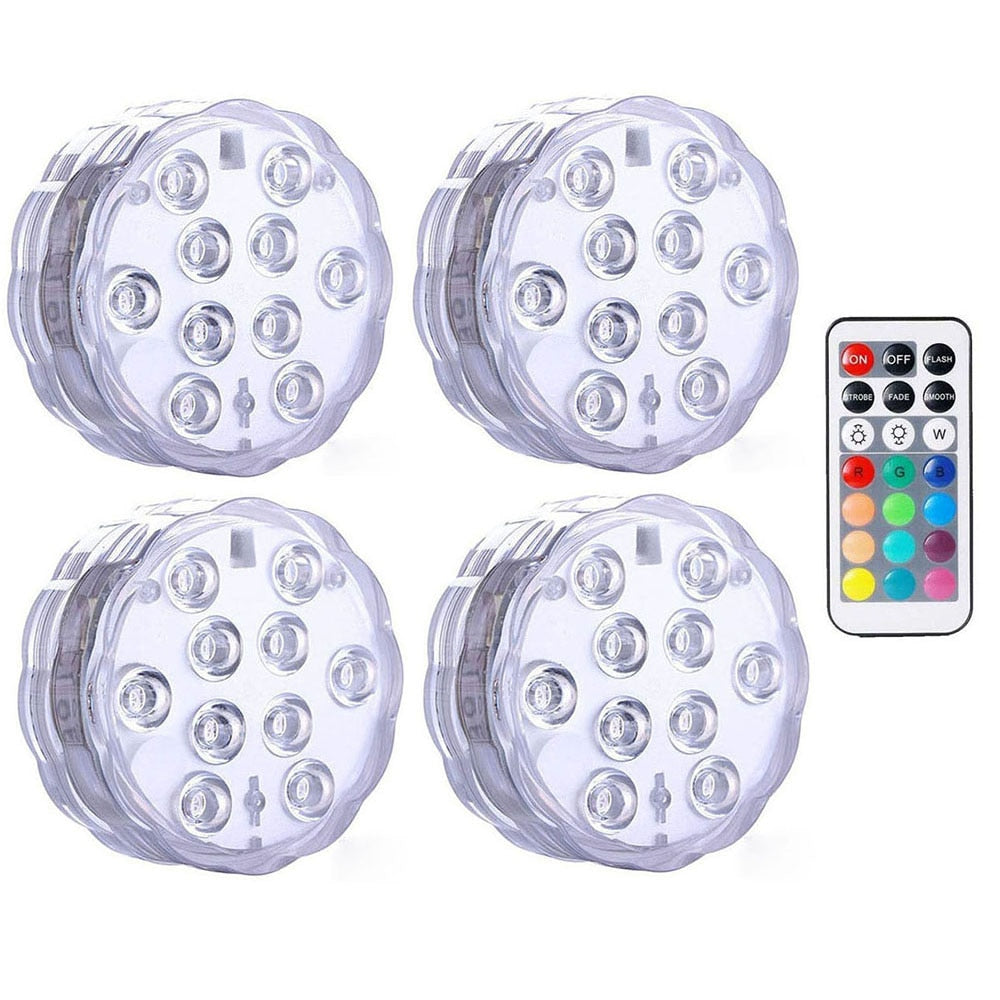 IP68 Waterproof Multi Color Submersible LED Lights