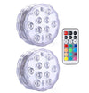 Waterproof IP68 submersible LED lights, multi-color