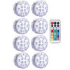Waterproof IP68 submersible LED lights, multi-color