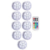 Waterproof IP68 submersible LED lights, multi-color