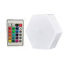 RGB LED hexagon light - capteur tactile, modulaire coloré
