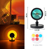 LED lampe projecteur de coucher de soleil - ambiance arc-en-ciel