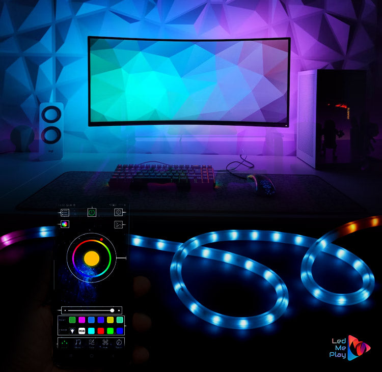 LED STRIP RGB BLUETOOTH OR APP CONTROL AND USB