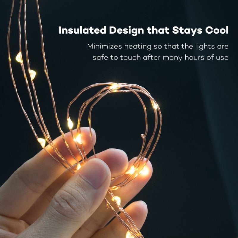 Waterproof USB/Battery LED String Light 5M 10M