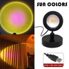 LED lampe projecteur de coucher de soleil - ambiance arc-en-ciel