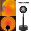 LED lampe projecteur de coucher de soleil - ambiance arc-en-ciel