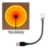 LED lampe projecteur de coucher de soleil - ambiance arc-en-ciel