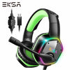 RGB gaming headphones - USB wired, noise cancelling